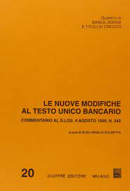 Riassunto titolo credito banca borsa titoli di credito titolo credito rappresentativi merce ufficio titolo credito romagnolo sede verona Le Nuove Modifiche Al Testo Unico Bancario Commentario Al Dl 4 Agosto 1999 N 342 Banca Borsa E Titoli Di Credito Quaderni Amazon De A A Dolmetta Fremdsprachige Bucher