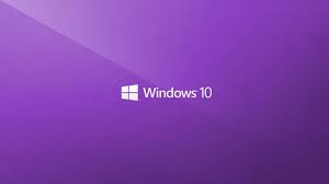 Wallpaper windows 1920 x 1080 purple. Windows 10 Minimalism Logo Purple Wallpaper Brands And Logos Wallpaper Better