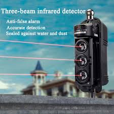 4.detachable sighting telescope 5.dew and frost proof solution: Kin Join 50m Photoelectric 3 Beam Perimeter Fence Active Infrared Ir Sensor Barrier Detector Window Outdoor Intrusion Alarm Sensor Detector Aliexpress