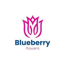 Blueberry Flower Shop Logo