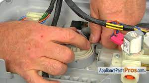 The water level switch is how the washer knows when to stop filling with water, and can also become damaged if an inlet valve solenoid is bad. How To Lg Kenmore Water Level Pressure Switch 6501ea1001r Youtube
