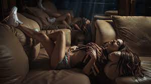 Find the perfect legs crossed at knee stock photos and editorial news pictures from getty images. Wallpaper Women Model Brunette Long Hair Lying On Back Window Closed Eyes Jean Shorts Couch Sneakers Reflection Legs Crossed Belt Ivan Gorokhov Mirror 1600x900 Gamenoob13 1035339 Hd Wallpapers Wallhere
