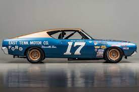 Randy ayer's model forum buck baker, in the 1968 atlanta 250 with the camaro he used. 1968 Ford Torino Nascar Ford Torino Nascar Race Cars Ford Racing