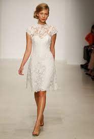 Informal Wedding Dresses For Older Brides Google Search Short Lace Wedding Dress Short Wedding Dress Amsale Wedding Dress