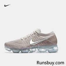 Black And Rose Gold Nikes Womens Nike Air Vapormax 2018 Flyknit Rose Gold Silver Tick Women Men Nike Air Max Nike Shoes Outfits Nike Free Shoes
