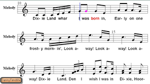 The community is part of the dixie (song) — dixie sheet music cover, c. Dixie S Land Duet With Sheet Music Traditional Song Youtube
