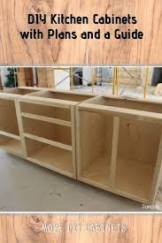 25 Easy Diy Kitchen Cabinets With Free Step By Step Plans Kitchen Cabinet Plans Building Kitchen Cabinets Diy Kitchen Cabinets