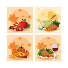 Download 784 thanksgiving turkey icons. Turkey Dinner Of Thanksgiving Day With Set Icons Download Free Vectors Clipart Graphics Vector Art