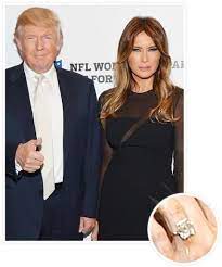 The Biggest Celebrity Engagement Rings Melania Trump Engagement Ring Ivanka Trump Wedding Ring Celebrity Engagement Rings