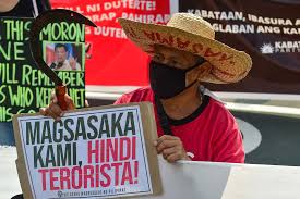 The act, which lawyers say uses a vague and overly broad definition of terrorism. Anti Terror Bill Pirma Na Lang Ni Duterte Ang Kulang Bago Maging Batas Abs Cbn News