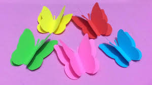 How To Make Butterfly With Color Paper Making Paper Butterflies Step By Step Diy Paper Crafts