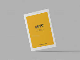 A4 Brochure Catalogue Mockup Brochure Mockup Trifold Brochure Template