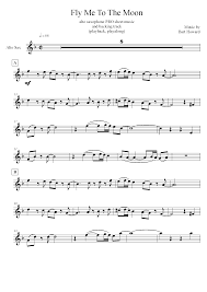 Sheet music is available for piano, voice, guitar and 35 others with 25 scorings and 6 notations in 19 genres. Fly Me To The Moon Alto Sax Pro