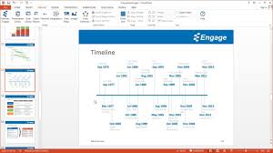Create A Timeline Chart Using The Engage Powerpoint Add In