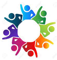Teamwork United Voluntary People Vector Image Royalty Free Cliparts, Vectors… | Teamwork, People logo, Vector images
