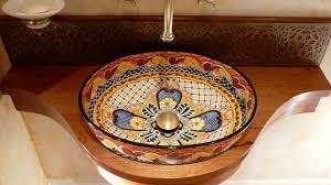Mexican tiles for kitchen wall, backsplash & bathroom. Bathroom Design Ideas Mexican Sinks Top Youtube