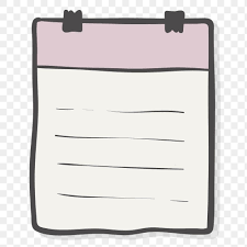 Blank Lined Paper Note With Binder Paper Clips Transparent Png Premium Image By Rawpixel Com Chayanit Binder Paper Note Paper Lined Paper
