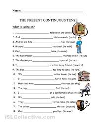 The Present Continuous Tense Educacion Ingles Material Escolar En Ingles Lecciones De Gramatica