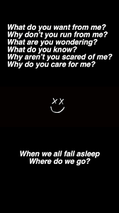 Billie Eilish When We All Fall Asleep Where Do We Go Made By Jjk Minseo Instagram Jjk Minseo Wherearetheavocados Bill In 2020 Lied Zitate Musikzitate Zitate