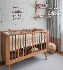 Simplynursery Baby Retro Convertible Crib Looks Amazing In This Baby Girl Nursery Baby Room Decor Modern Baby Furniture Nursery Baby Room