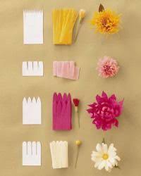 Grande fleur pour votre bouquet de mariée. Faire Des Fleurs En Papier Fleur Papier Crepon Fleurs En Papier Fleurs En Papier De Soie
