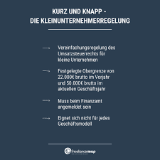 1 satz 2, 14, 14a ustg nicht möglich ist. Kleinunternehmerregelung Anwendung Vor Und Nachteile Folgen