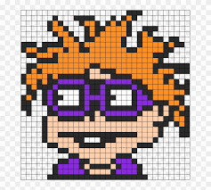The search of embroidery patterns, cross. Chuckie Rugrats Perler Perler Bead Pattern Bead Sprite Rugrats Chucky Cross Stitch Patterns Hd Png Download 673x673 1930914 Pngfind