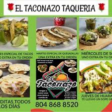 El TACONAZO FOOD TRUCK — Mexican restaurant food truck in Richmond, Virginia