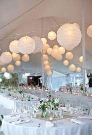 30 Chic Wedding Tent Decoration Ideas Wedding Tent Decorations Paper Lanterns Wedding Lanterns Wedding Reception