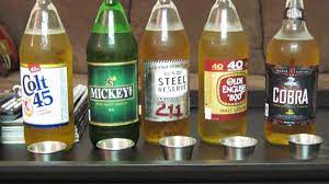 Drinking The Bottom Shelf 40s Of Malt Liquor