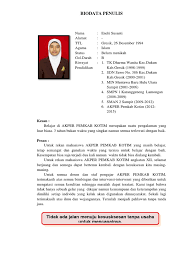 Check spelling or type a new query. Biodata Penulis