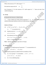 Groups Theory Definitions And Formulae Mathematics 11th Group Theory Theory Definition Mathematics