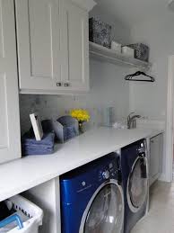 Use our kitchen cabinetry and stone top range to complete your ideal laundry! Light Grey Laundry Room Crystal Cabinets