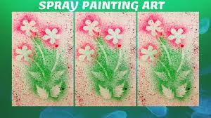Spray paint art does not have to be of a specific category. Diy Spray Painting With Tooth Brush Spray Painting Art Easy Spray Painting For Kids Youtube