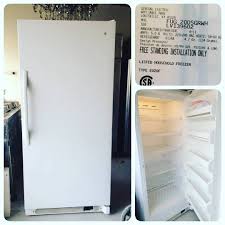 For Sale Freezer Ge Model Fug 20dsgrwh New Made In Usa Price 200 Bd للبيع فريزر ماركة Ge صناعة ا Household Kitchen Appliances Top Freezer Refrigerator