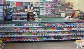 Use Our Gondola Check Out Slanted Shelves To Display Your Merchandise At An Angle Store Fixtures Grocery Store Design Retail Store Design