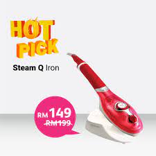 If you would like to get rid of wrinkles quickly, straighten, and get garments looking fresh and clean, then. Hot Pick Dapatkan Steam Q Iron Hanya Go Shop Malaysia Facebook