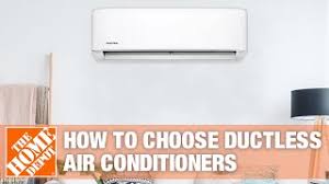 These compact systems won't take up valuable floor space, and notably, allow you to control the temperature from room to room. How Do Ductless Air Conditioners Work The Home Depot Youtube