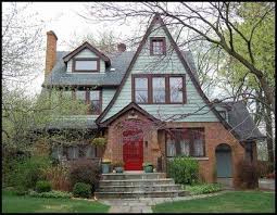 Huntington Woods Mi Eclectic Houses Tudor Style Catslide Front Gable Variant Tudor Style Homes Dream Cottage Cottage Style Homes
