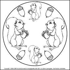 Eichhornchen Mandalas Ausmalbilder Fur Kinder Ausmalbilder Eichhornchen Ausmalbilder Kinder