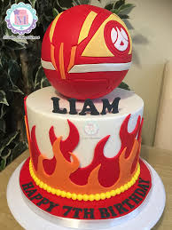 Bakugan Fondant Cake Fondant Cakes Birthday Birthday Cake Decorating Boy Birthday Cake