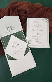 Vinas Invitation Green Theme Colour Invitation Green Invitation Sydney Wedding Invitation Australia Wedding Invitati Undangan Pernikahan Pernikahan Undangan