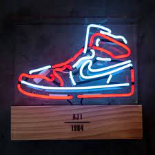 These Neon Lights Pay Tribute To The Air Jordan 1 Neon Air Jordans Neon Signs