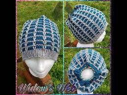 Widow S Web Youtube Loom Knitting Patterns Hat Loom Hats Loom Knit Hat