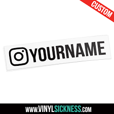 Maybe you would like to learn more about one of these? Custom Instagram Sticker Decal Username