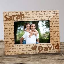 I Love You Personalized Wood Picture Frame Frame Wood Picture Frames Diy Picture Frames