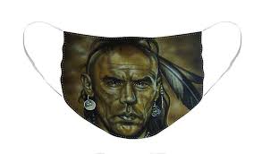 Magua Face Mask by Timothy Scoggins