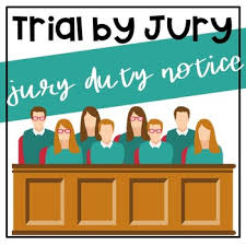 Jury Duty Notice For Mock Trial By Jury Lessons By Spaids In The Classroom In 2020 Jury Duty Jury Trial Jury