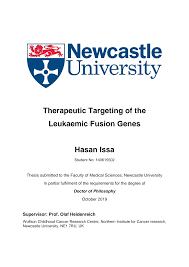 Therapeutic Targeting of the Leukaemic Fusion Genes Hasan Issa