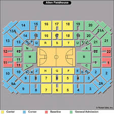 Allen Fieldhouse Seating Chart Basketball Elcho Table